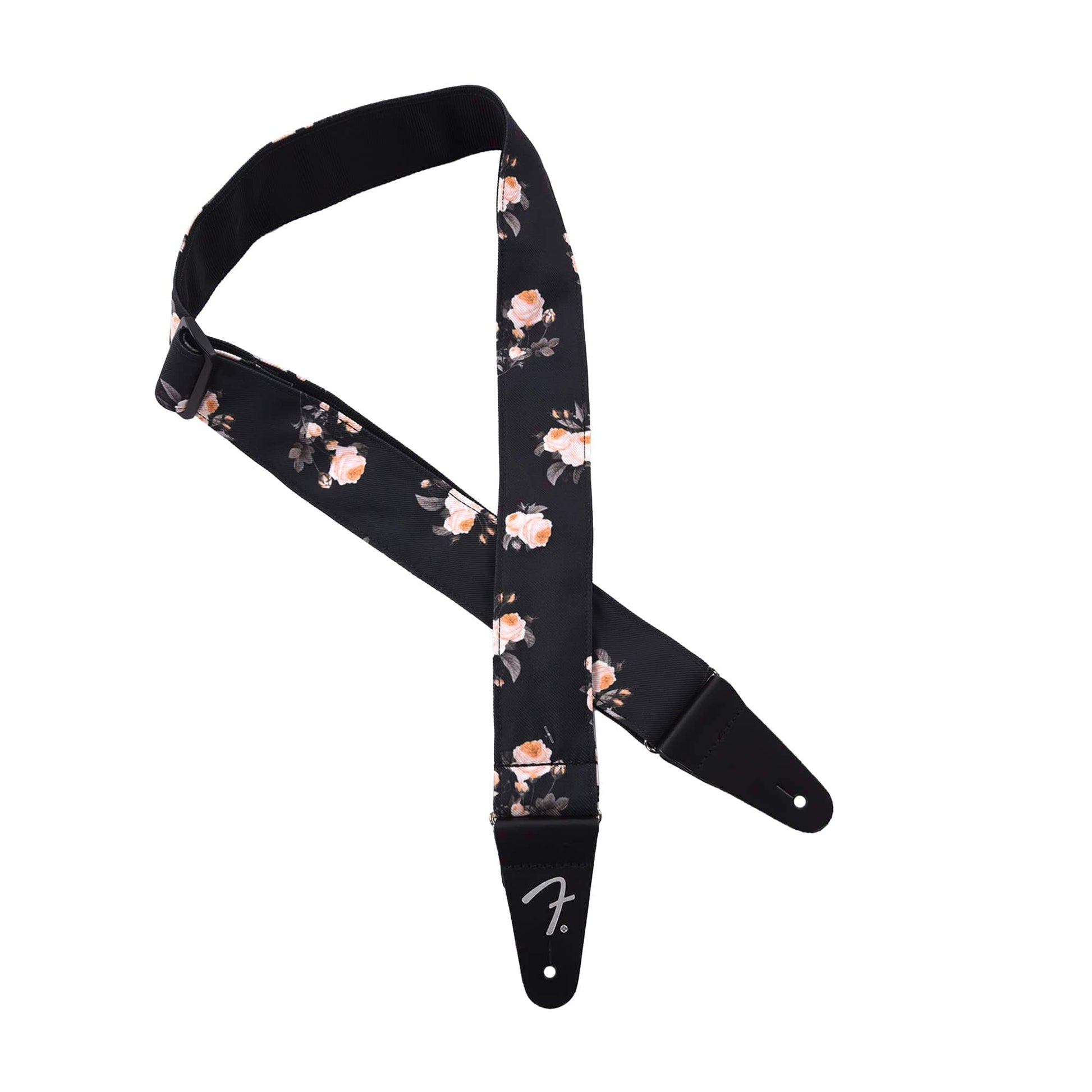 Fender Floral Strap Black 2" Accessories / Straps