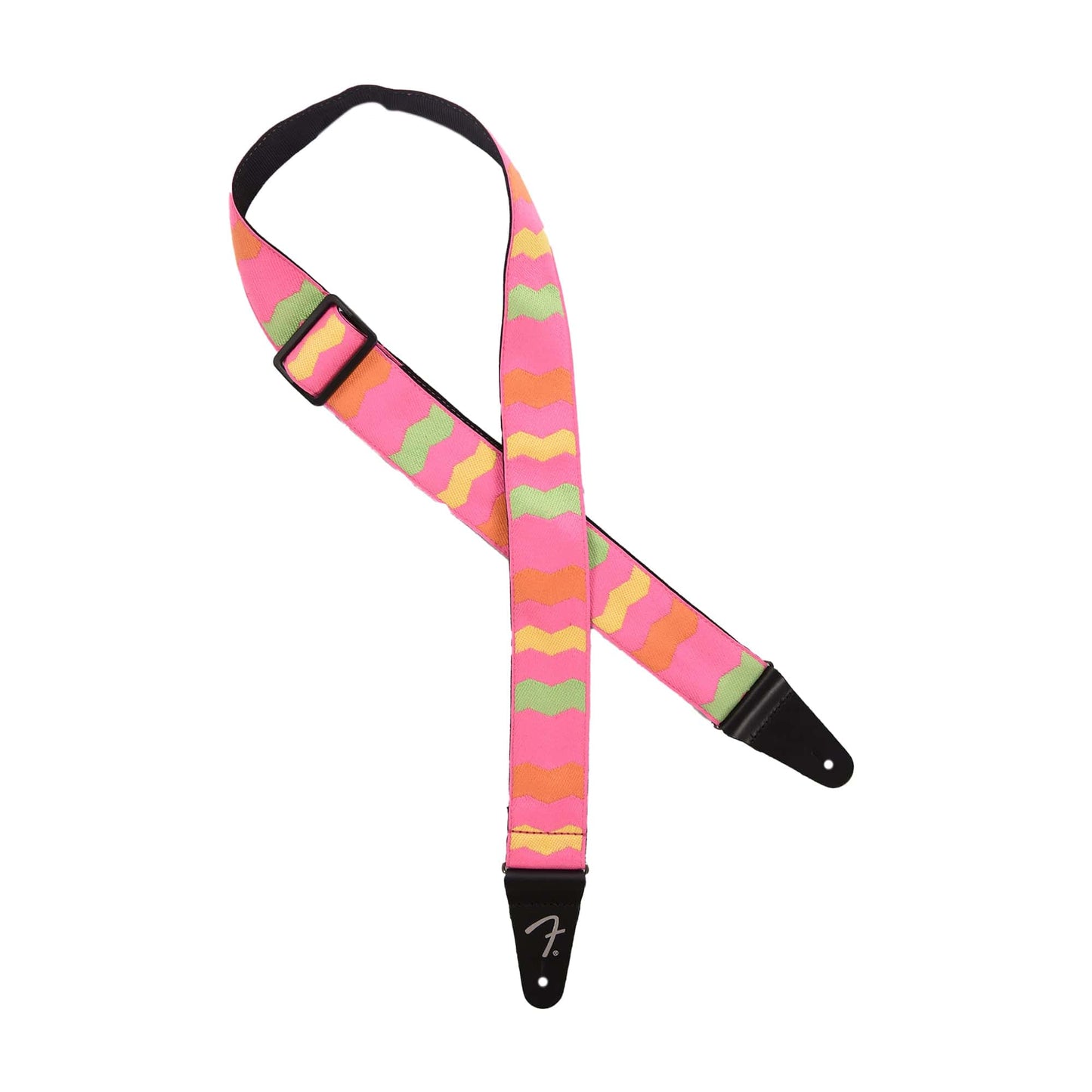 Fender MonoNeon Woven Strap Neon Pink 2" Accessories / Straps