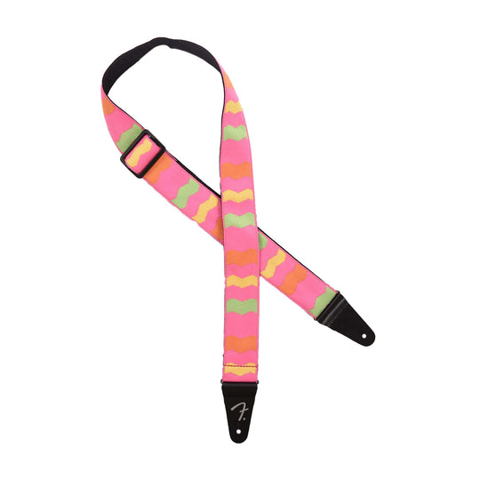 Fender MonoNeon Woven Strap Neon Pink 2
