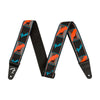Fender Neon Monogram Guitar Strap Blue/Orange Accessories / Straps