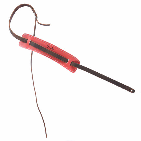 Fender Original Leather Strap Fiesta Red Accessories / Straps