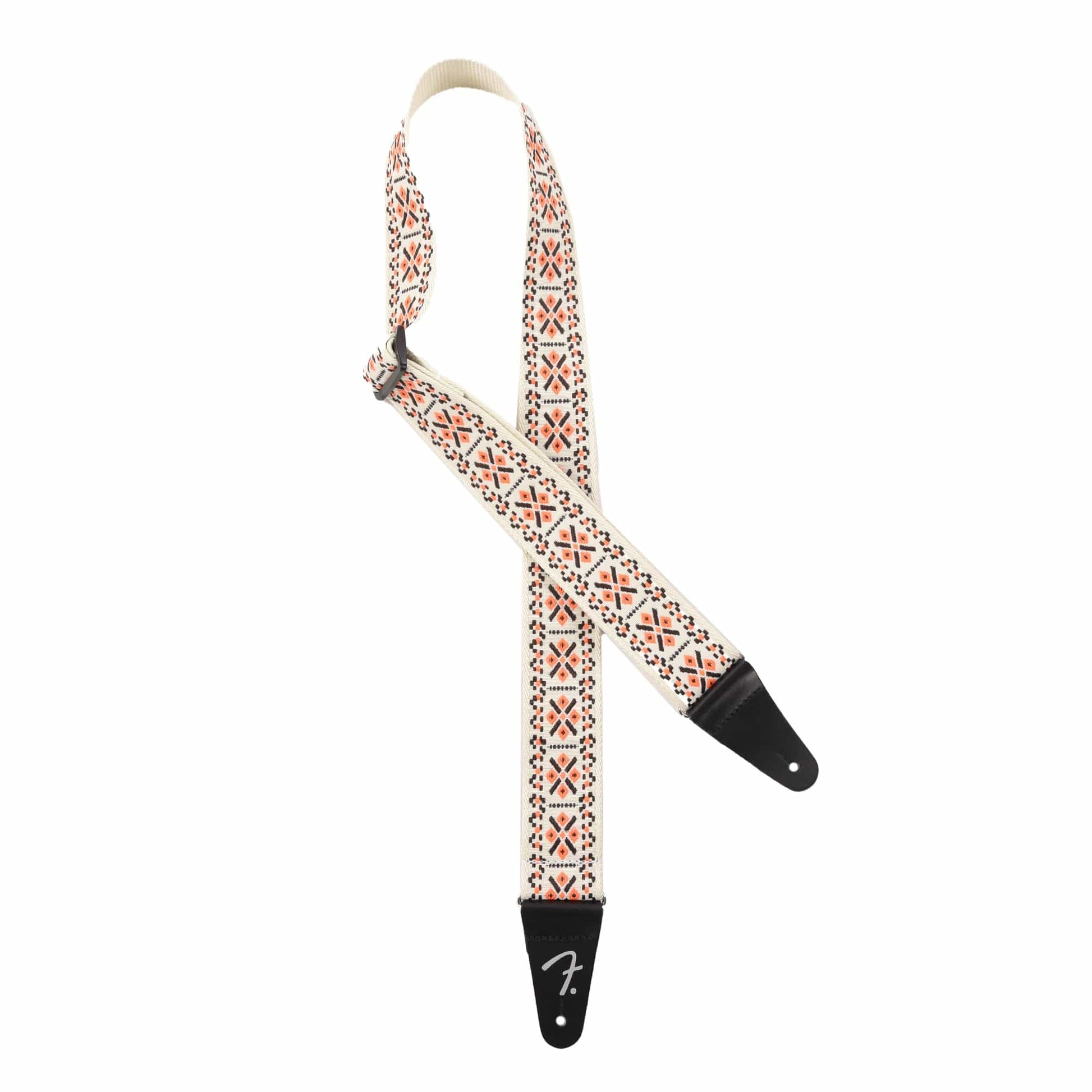 Fender Pasadena Woven Strap Lattice Orange 2" Accessories / Straps