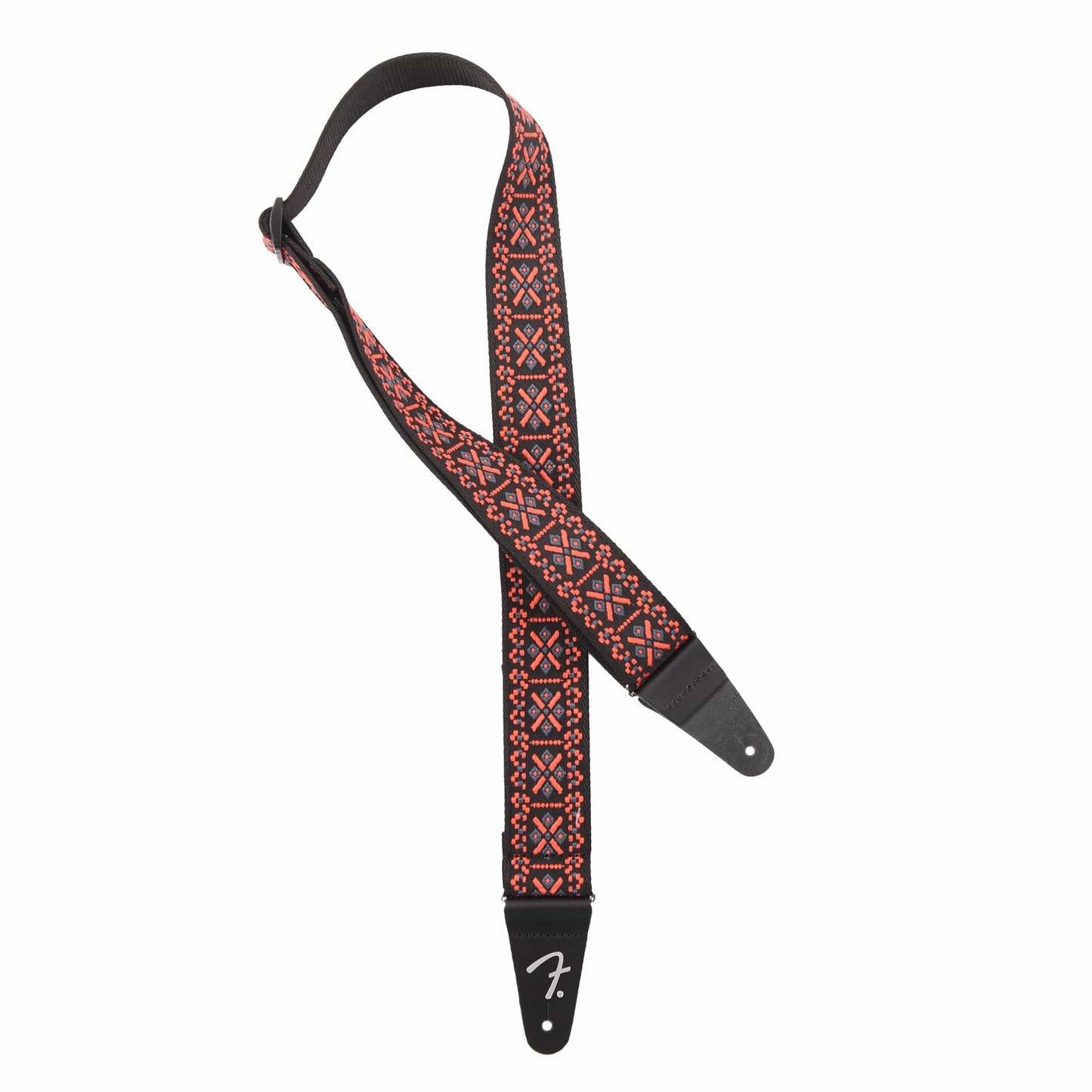 Fender Pasadena Woven Strap Lattice Red 2" Accessories / Straps
