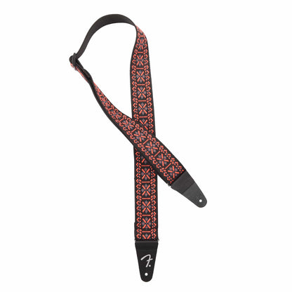 Fender Pasadena Woven Strap Lattice Red 2" Accessories / Straps