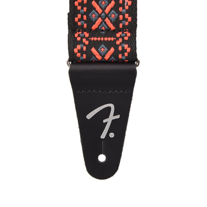 Fender Pasadena Woven Strap Lattice Red 2" Accessories / Straps