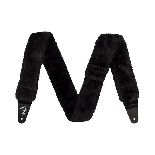 Fender Poodle Plush Strap Black Accessories / Straps