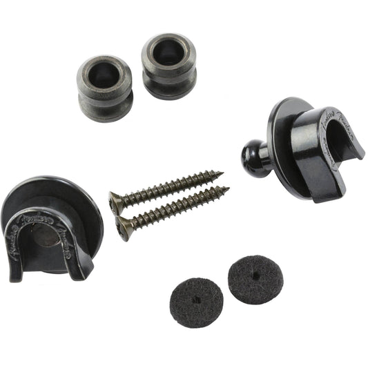 Fender Security Strap Locks & Buttons Black Accessories / Straps
