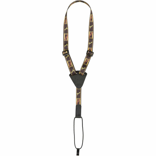 Fender Ukulele Strap Black/Yellow/Brown Accessories / Straps