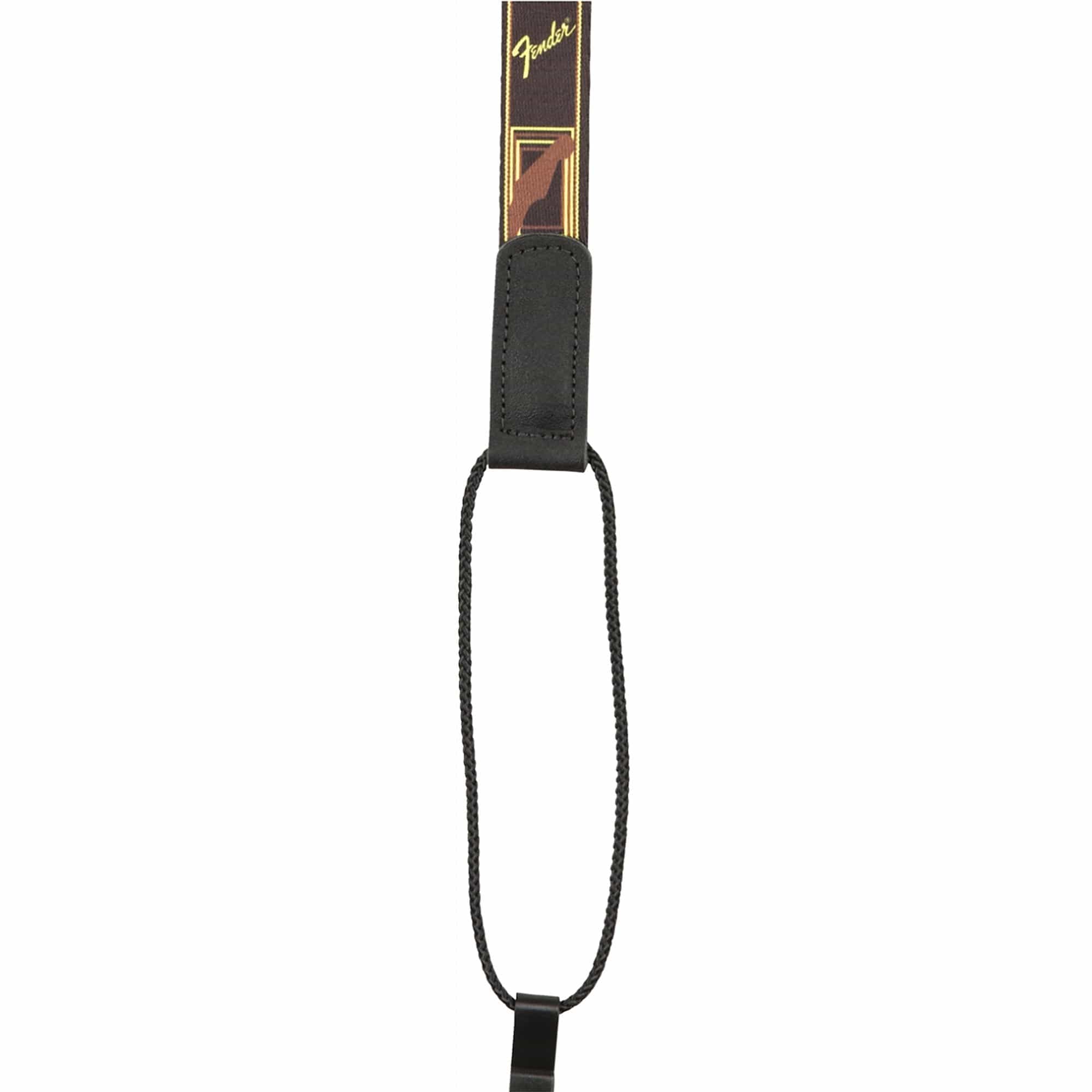 Fender Ukulele Strap Black/Yellow/Brown Accessories / Straps