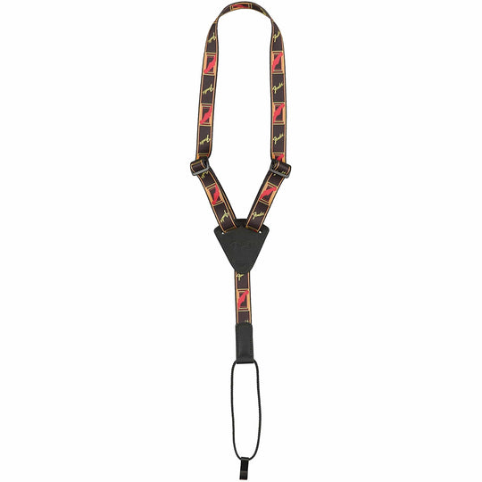 Fender Ukulele Strap Black/Yellow/Red Accessories / Straps
