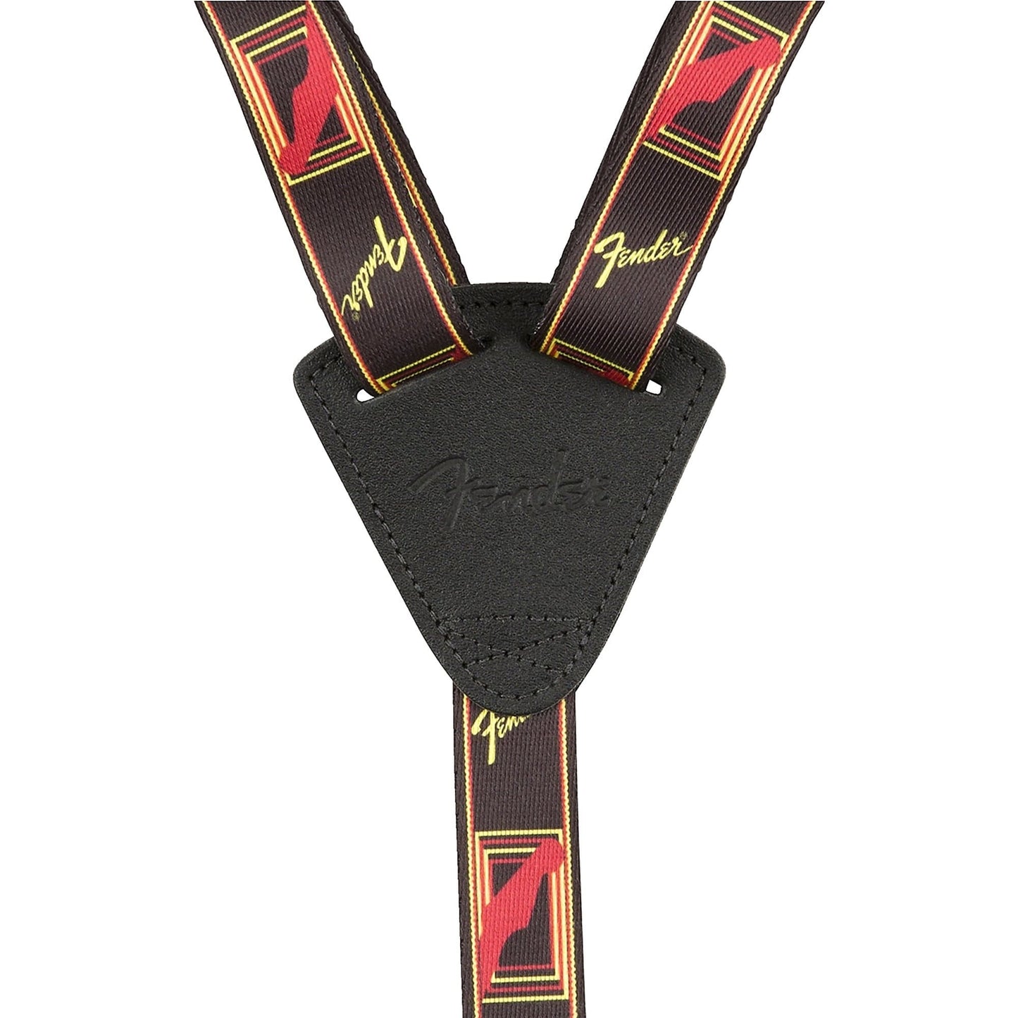 Fender Ukulele Strap Black/Yellow/Red Accessories / Straps