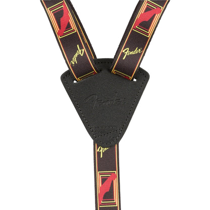 Fender Ukulele Strap Black/Yellow/Red Accessories / Straps