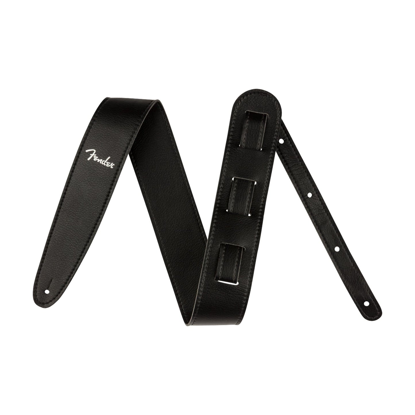 Fender Vegan Leather Guitar Strap Black Accessories / Straps