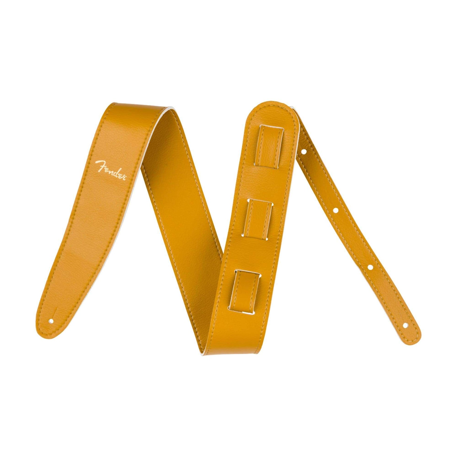 Fender Vegan Leather Guitar Strap Butterscotch Blonde Accessories / Straps