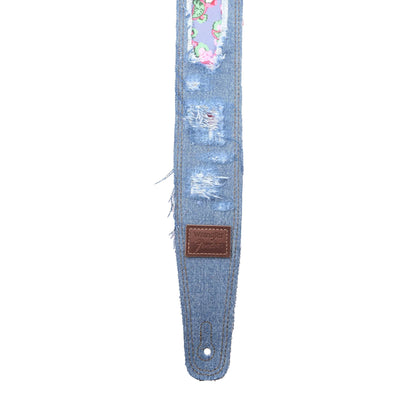 Fender x Wrangler Ripped Denim Strap Indigo Accessories / Straps