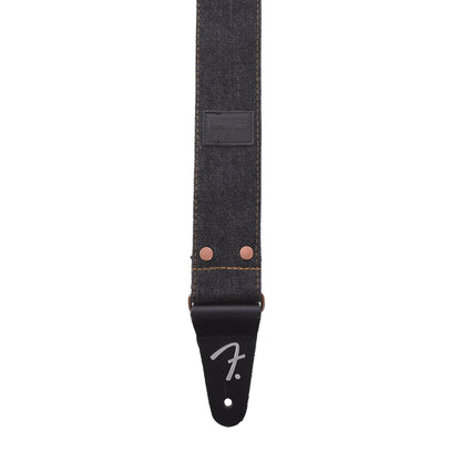 Fender x Wrangler Riveted Denim Strap Black Accessories / Straps