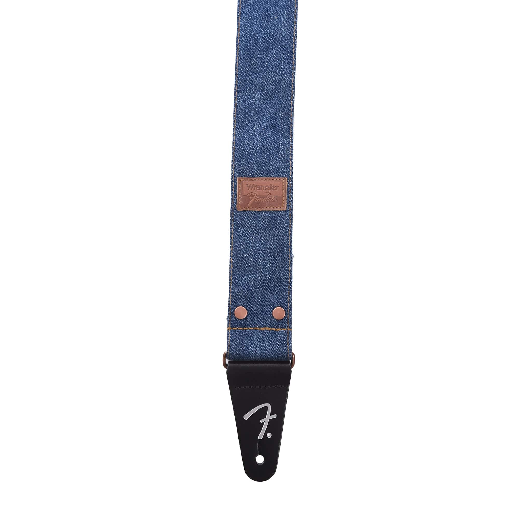 Fender x Wrangler Riveted Denim Strap Indigo Accessories / Straps