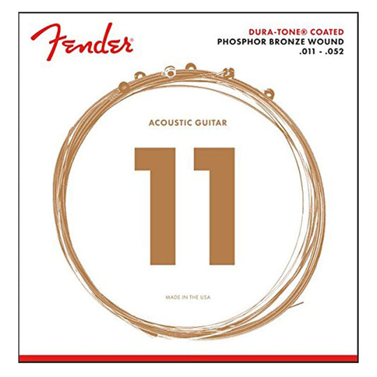 Fender 860Cl Phosphor Bronze Coated Strings 11-52 Accessories / Strings / Guitar Strings