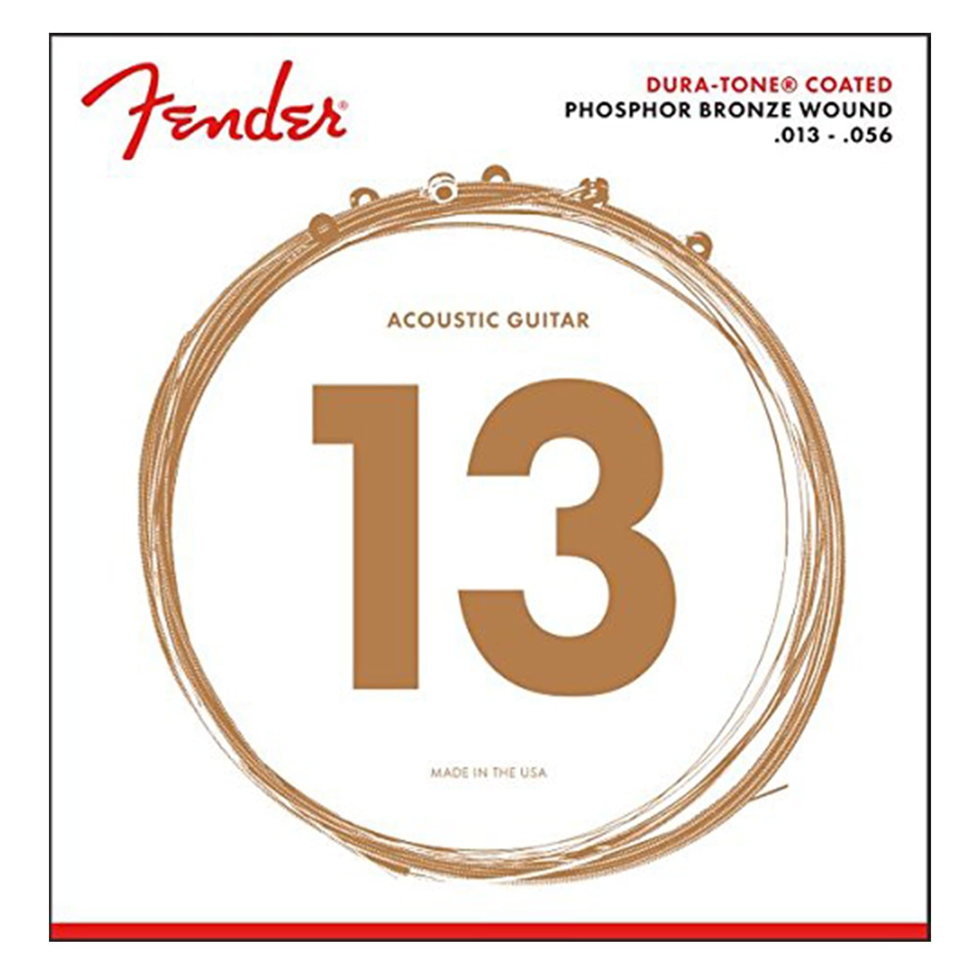 Fender 860M Phosphor Bronze Coated Strings 13-56 Accessories / Strings / Guitar Strings