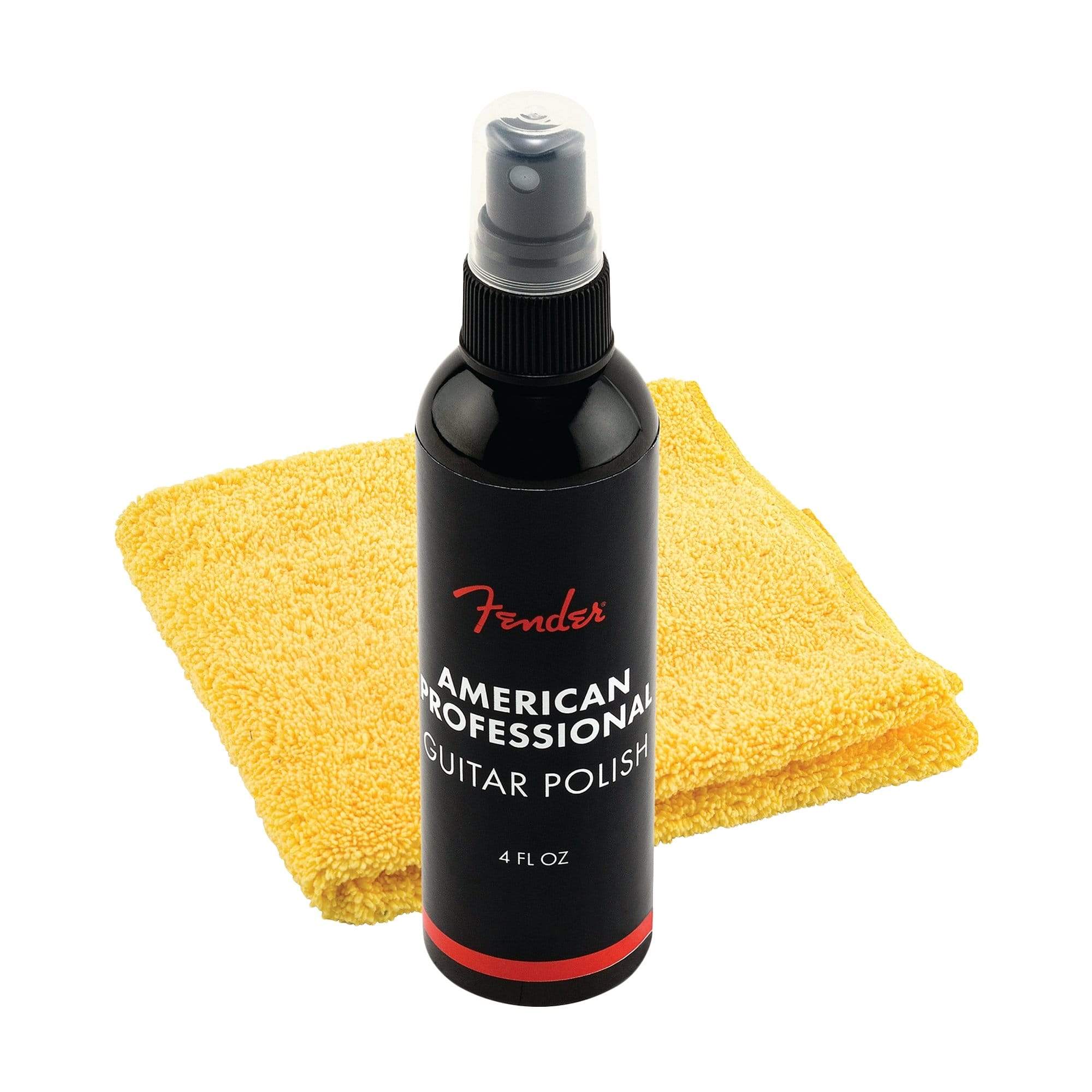 Fender 4oz Polish & Shop Cloth 2-Pack Accessories / Tools