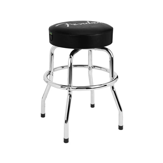 Fender Spaghetti Logo Pick Pouch Barstool Black/Chrome 24" Accessories / Tools
