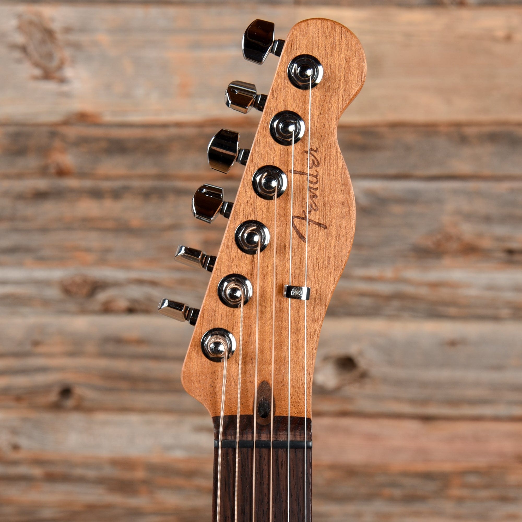 Fender Acoustasonic Player Telecaster Brushed Black Acoustic Guitars / Built-in Electronics