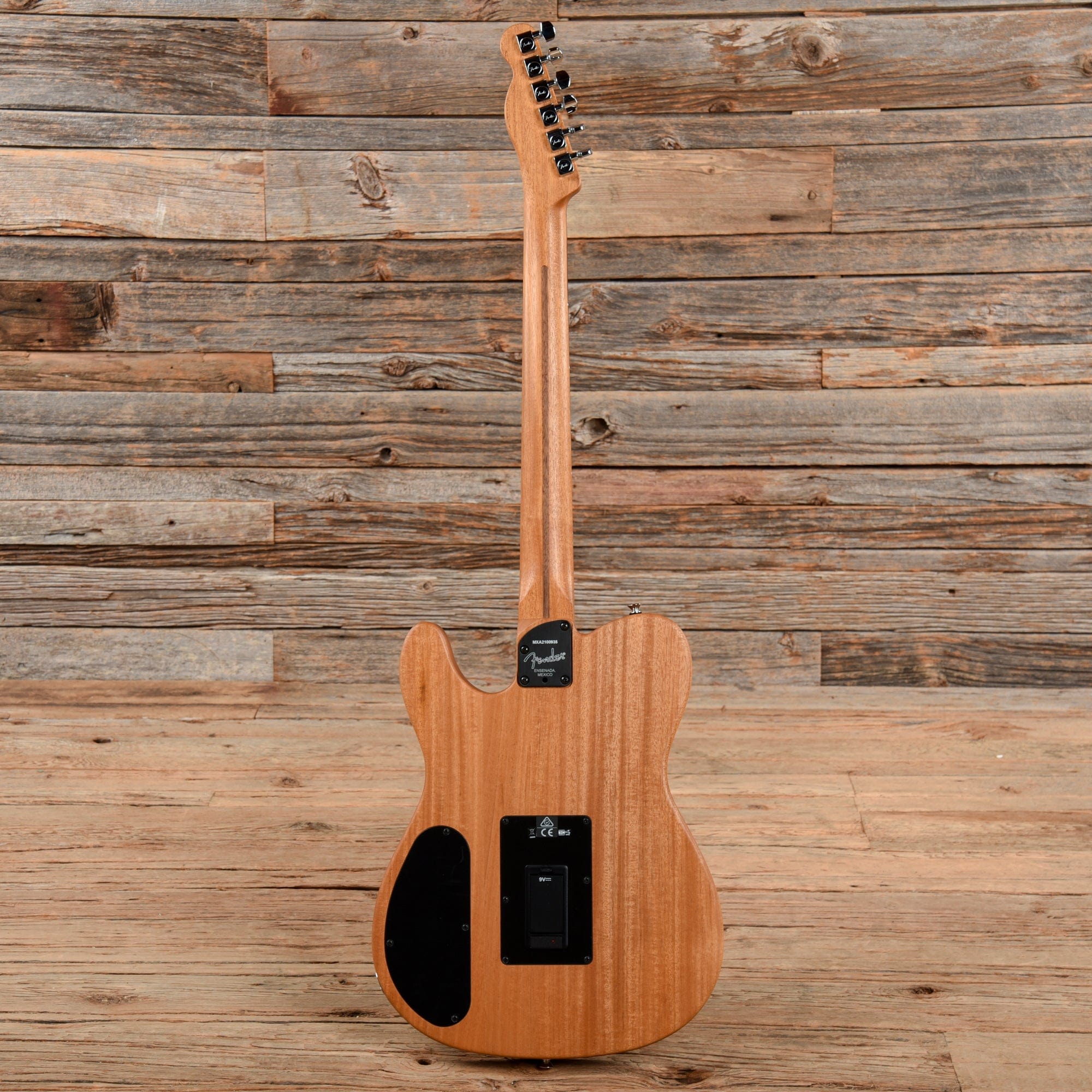 Fender Acoustasonic Player Telecaster Brushed Black Acoustic Guitars / Built-in Electronics