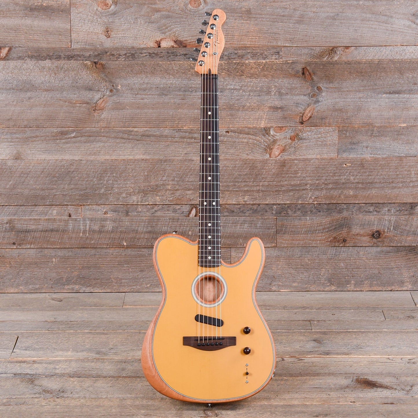 Fender Acoustasonic Player Telecaster Butterscotch Blonde Acoustic Guitars / Built-in Electronics