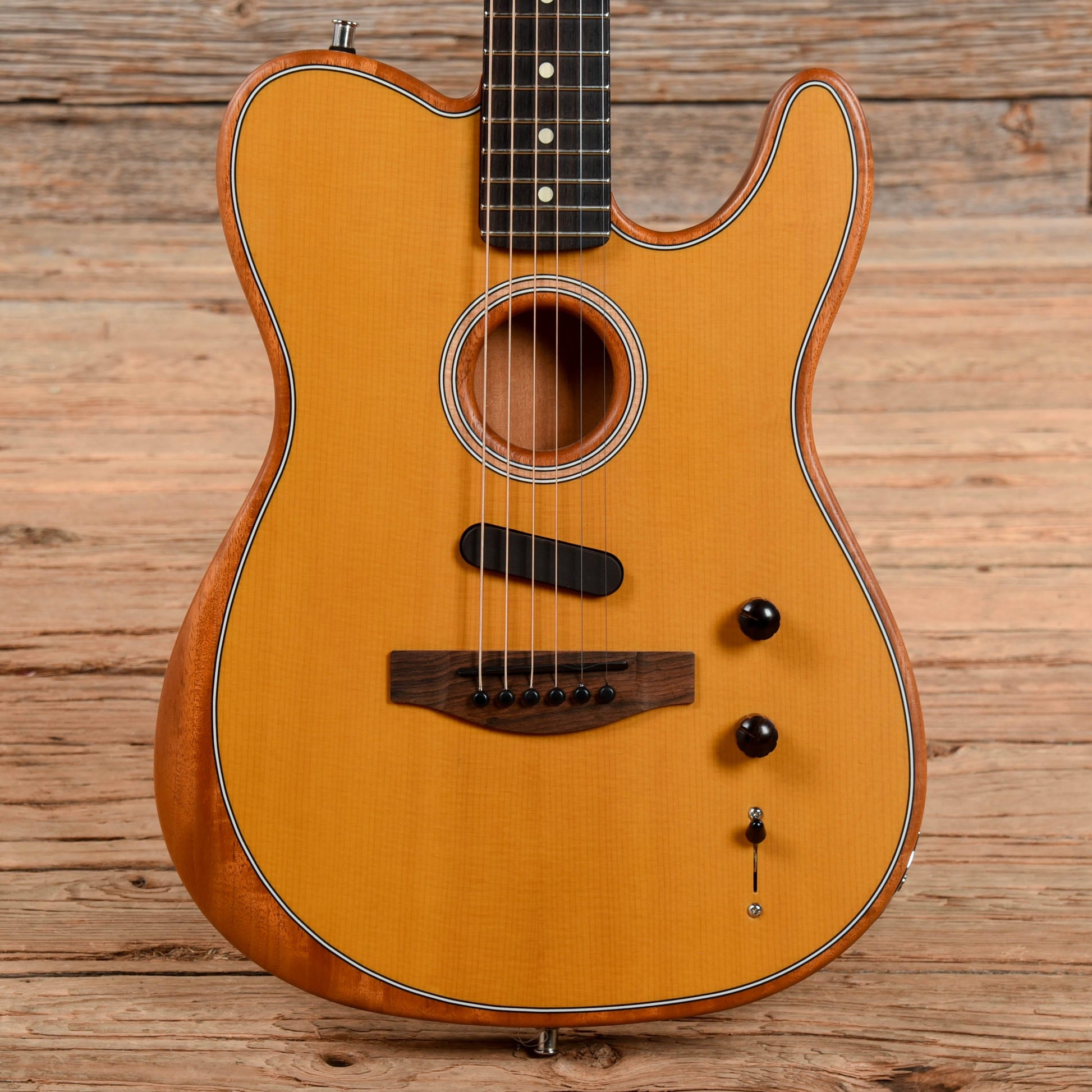 Fender Acoustasonic Player Telecaster Butterscotch Blonde 2021 Acoustic Guitars / Built-in Electronics