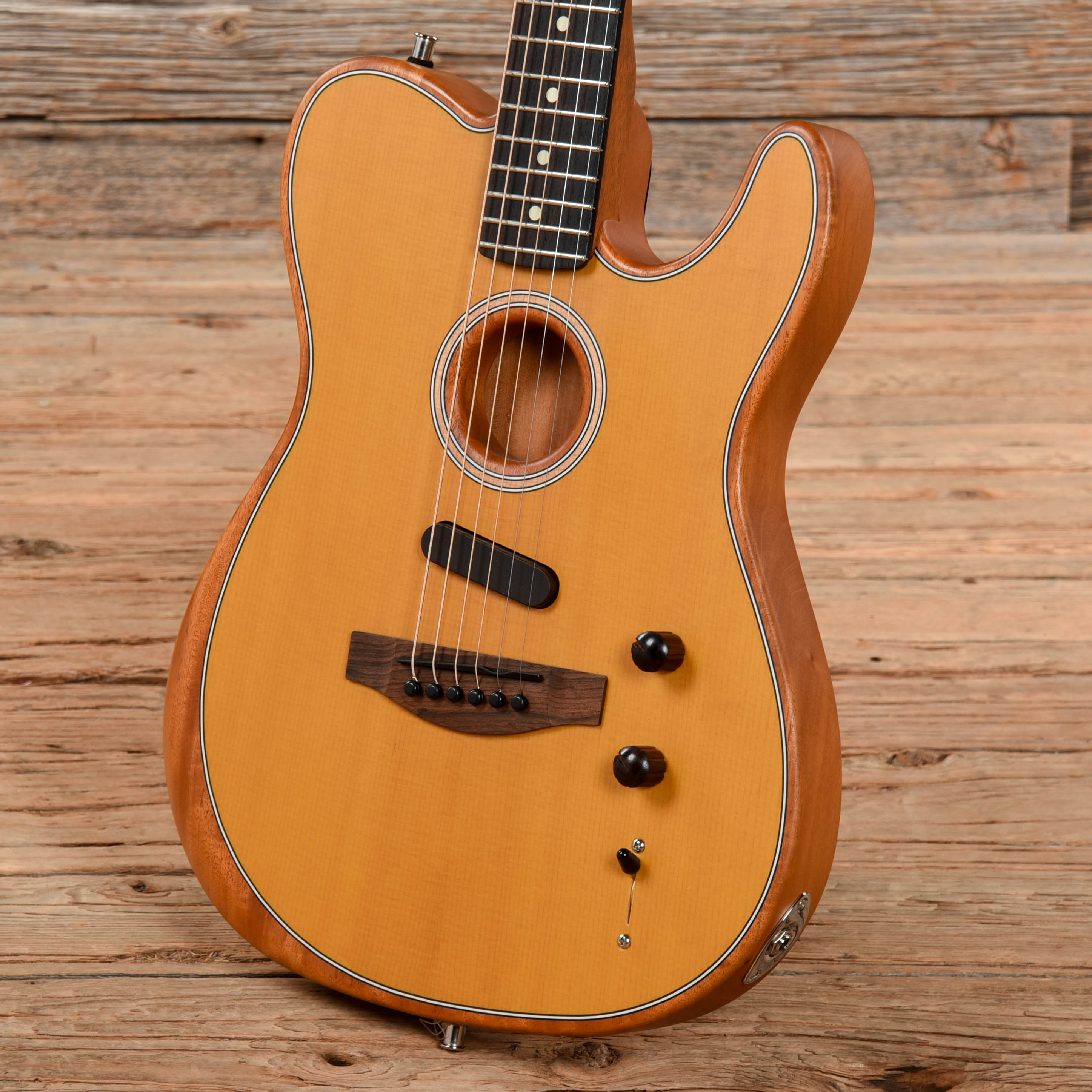 Fender Acoustasonic Player Telecaster Butterscotch Blonde 2021 Acoustic Guitars / Built-in Electronics