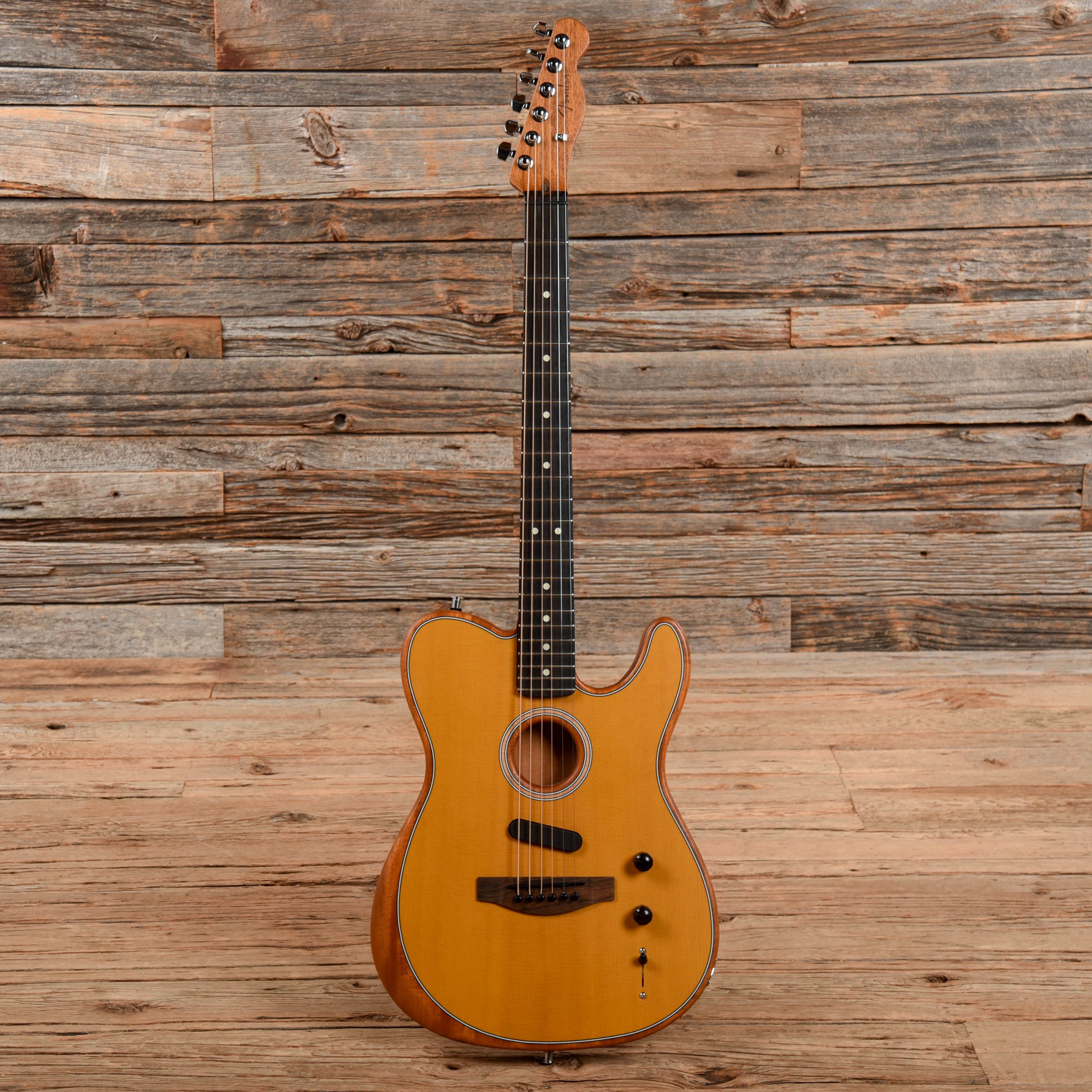Fender Acoustasonic Player Telecaster Butterscotch Blonde 2021 Acoustic Guitars / Built-in Electronics