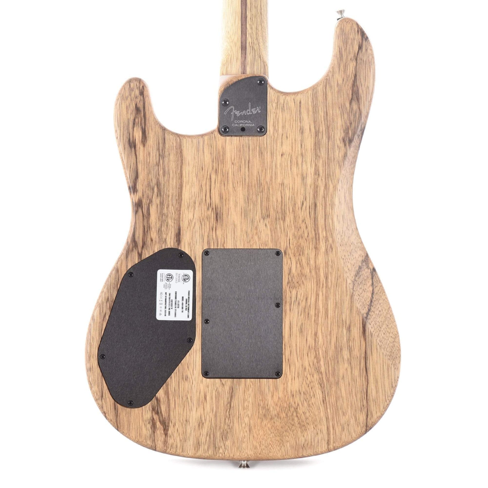 Fender Acoustasonic Stratocaster Exotic Ziricote Acoustic Guitars / Built-in Electronics