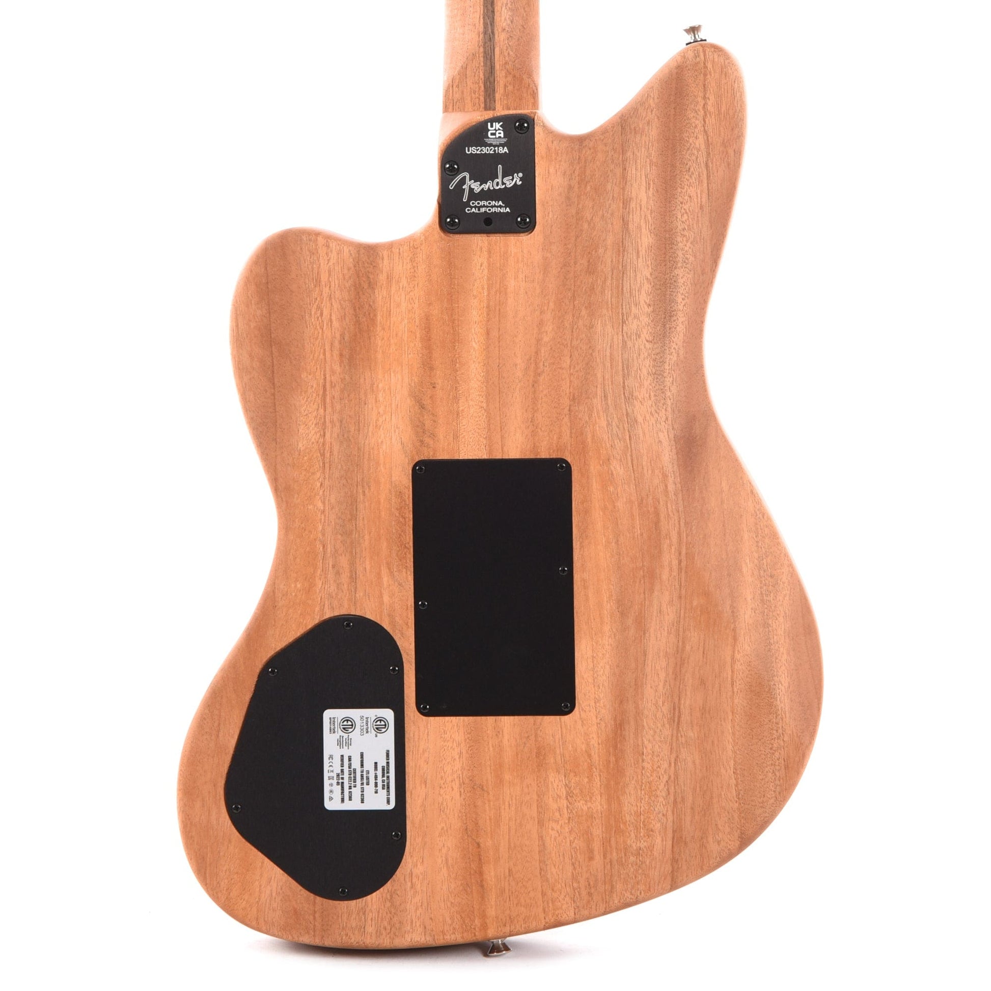 Fender American Acoustasonic Jazzmaster All-Mahogany Brownburst Acoustic Guitars / Built-in Electronics