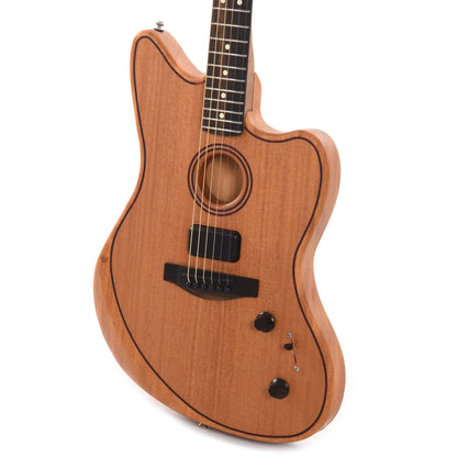 Fender American Acoustasonic Jazzmaster All-Mahogany Natural Acoustic Guitars / Built-in Electronics