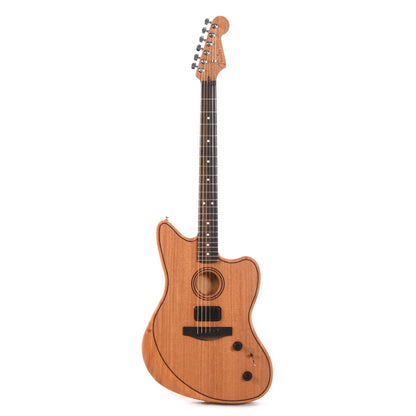 Fender American Acoustasonic Jazzmaster All-Mahogany Natural Acoustic Guitars / Built-in Electronics