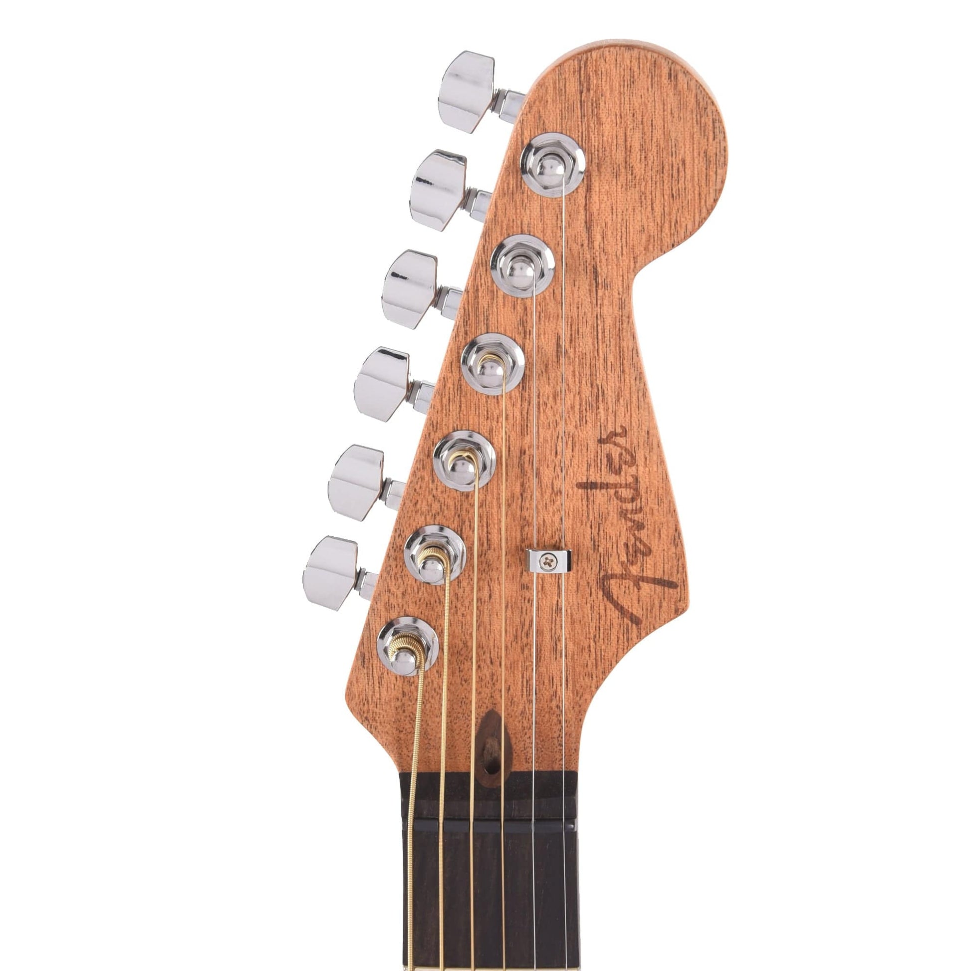 Fender American Acoustasonic Jazzmaster All-Mahogany Natural Acoustic Guitars / Built-in Electronics