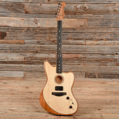 Fender American Acoustasonic Jazzmaster Natural 2021 Acoustic Guitars / Built-in Electronics