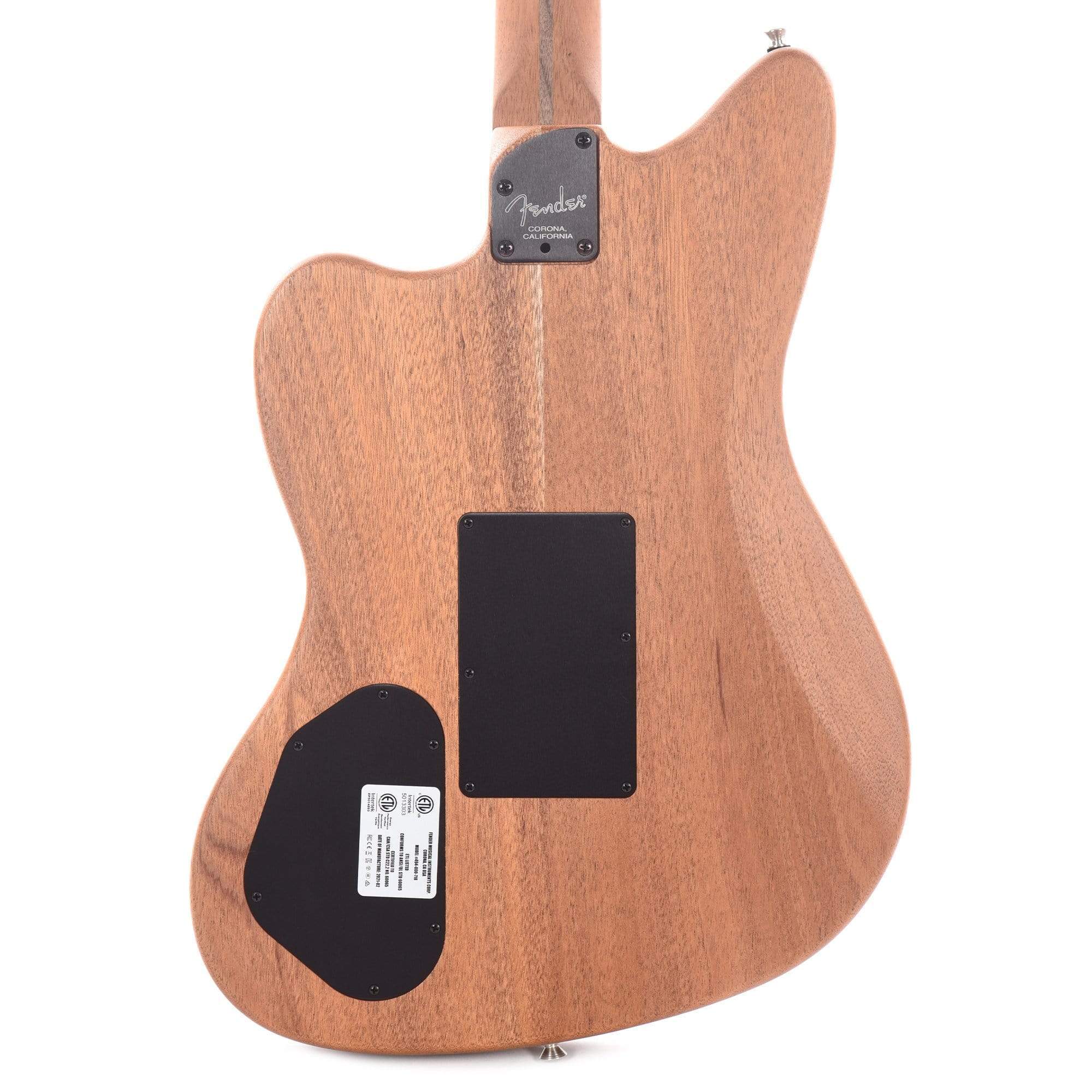 Fender American Acoustasonic Jazzmaster Tobacco Sunburst Acoustic Guitars / Built-in Electronics