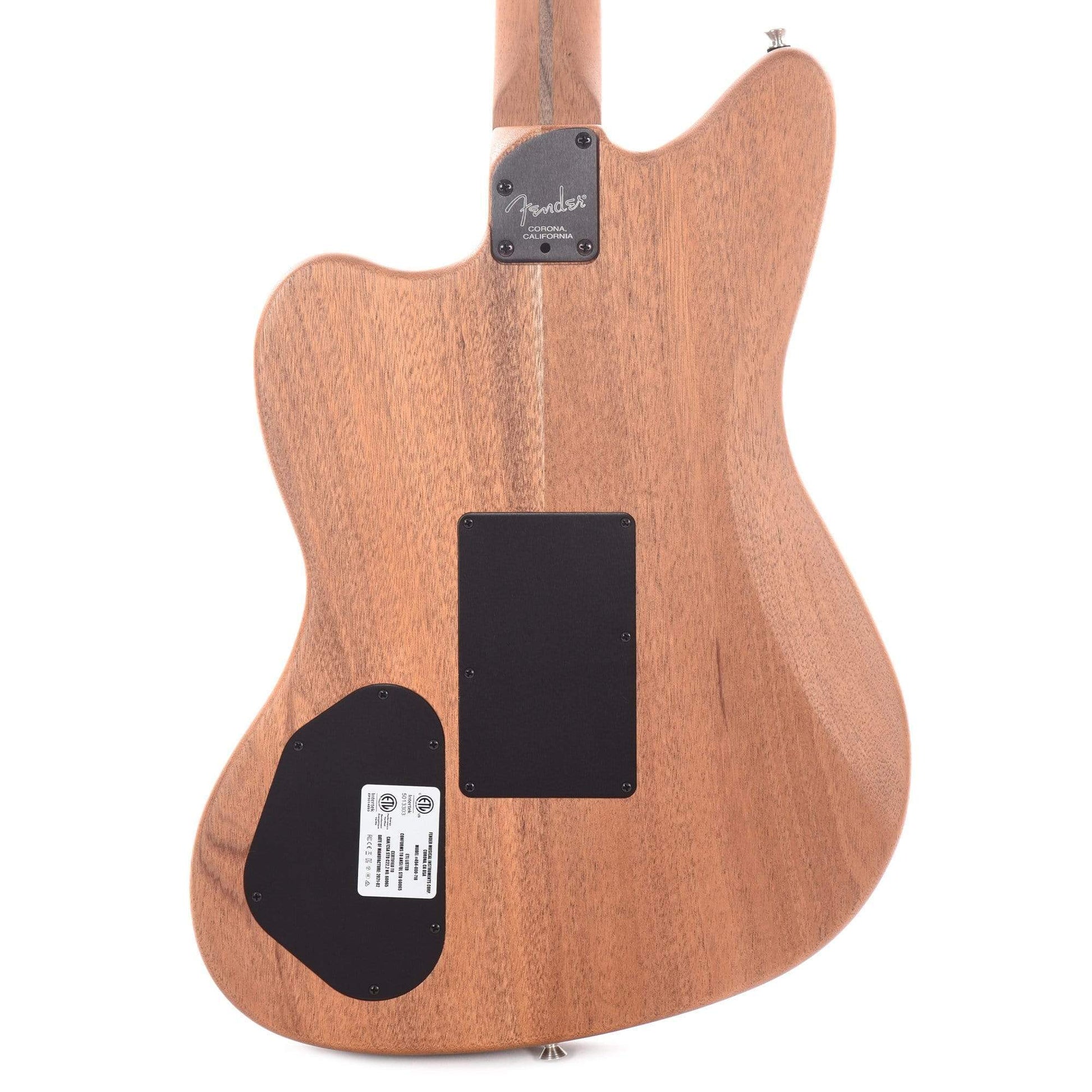 Fender American Acoustasonic Jazzmaster Tobacco Sunburst Acoustic Guitars / Built-in Electronics