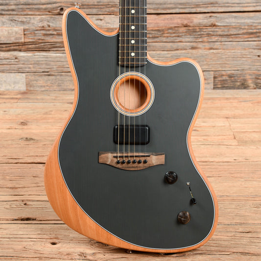 Fender American Acoustasonic Jazzmaster Tungsten Acoustic Guitars / Built-in Electronics