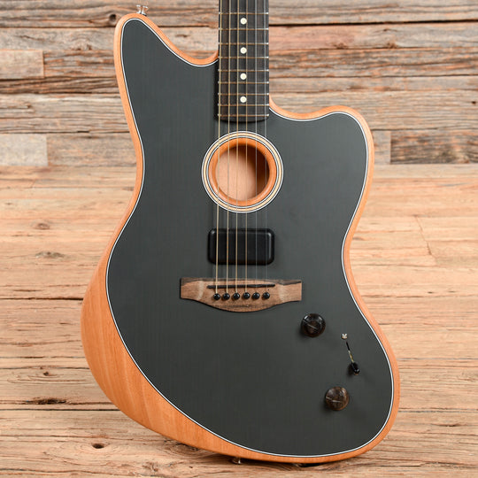 Fender American Acoustasonic Jazzmaster Tungsten Acoustic Guitars / Built-in Electronics