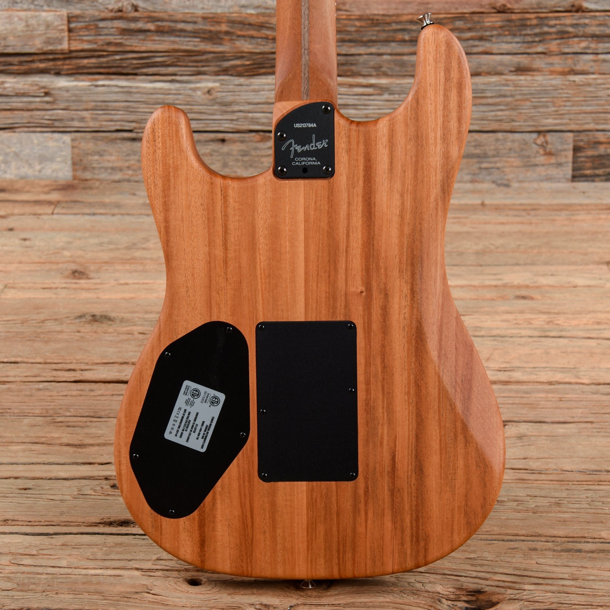 Fender American Acoustasonic Stratocaster Black 2021 Acoustic Guitars / Built-in Electronics