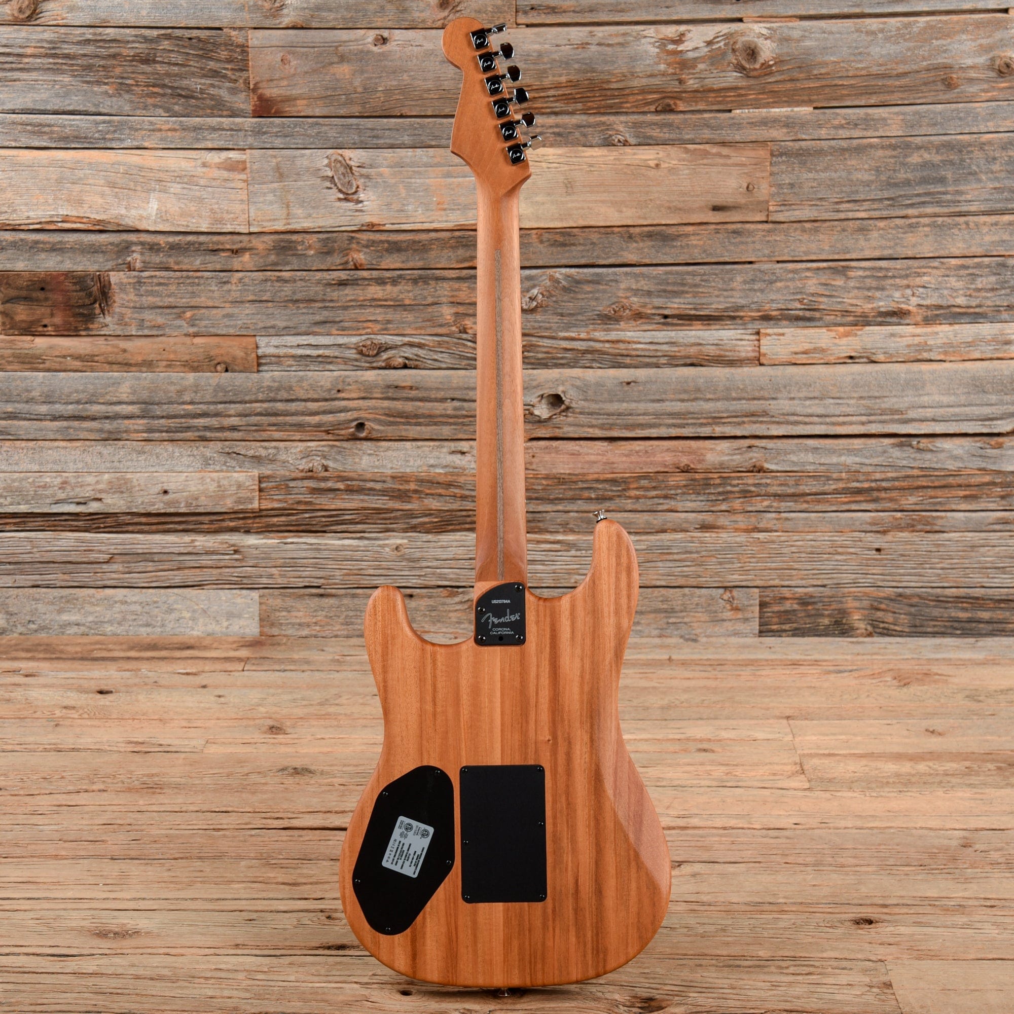 Fender American Acoustasonic Stratocaster Black 2021 Acoustic Guitars / Built-in Electronics