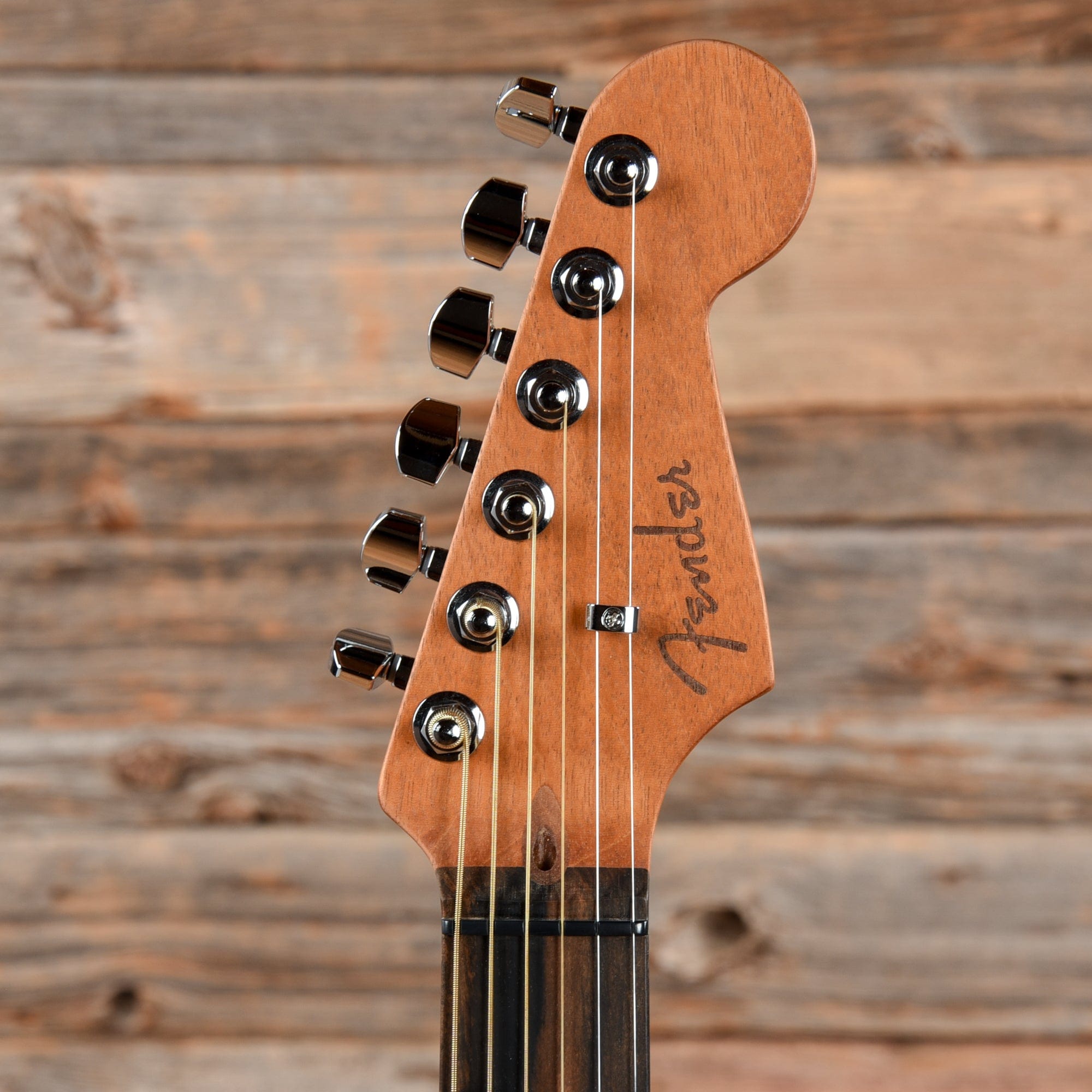 Fender American Acoustasonic Stratocaster Black 2021 Acoustic Guitars / Built-in Electronics