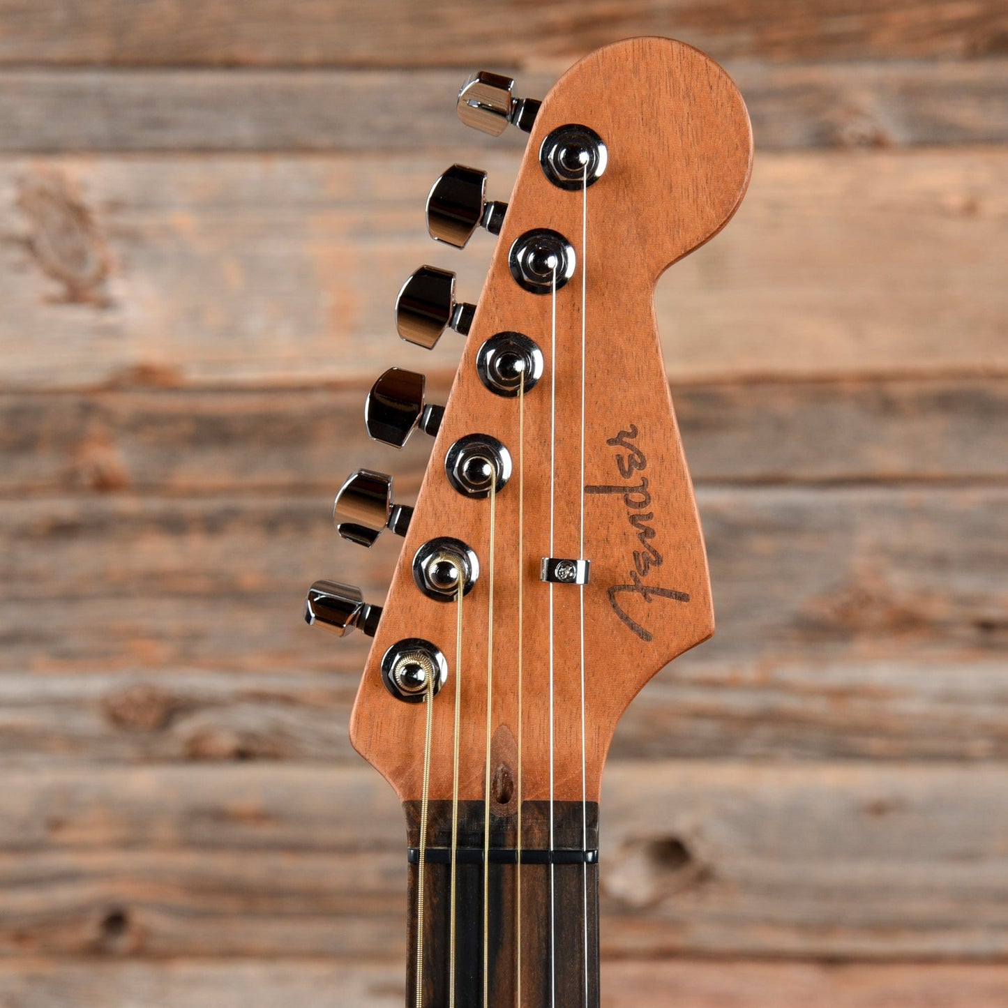 Fender American Acoustasonic Stratocaster Black 2021 Acoustic Guitars / Built-in Electronics