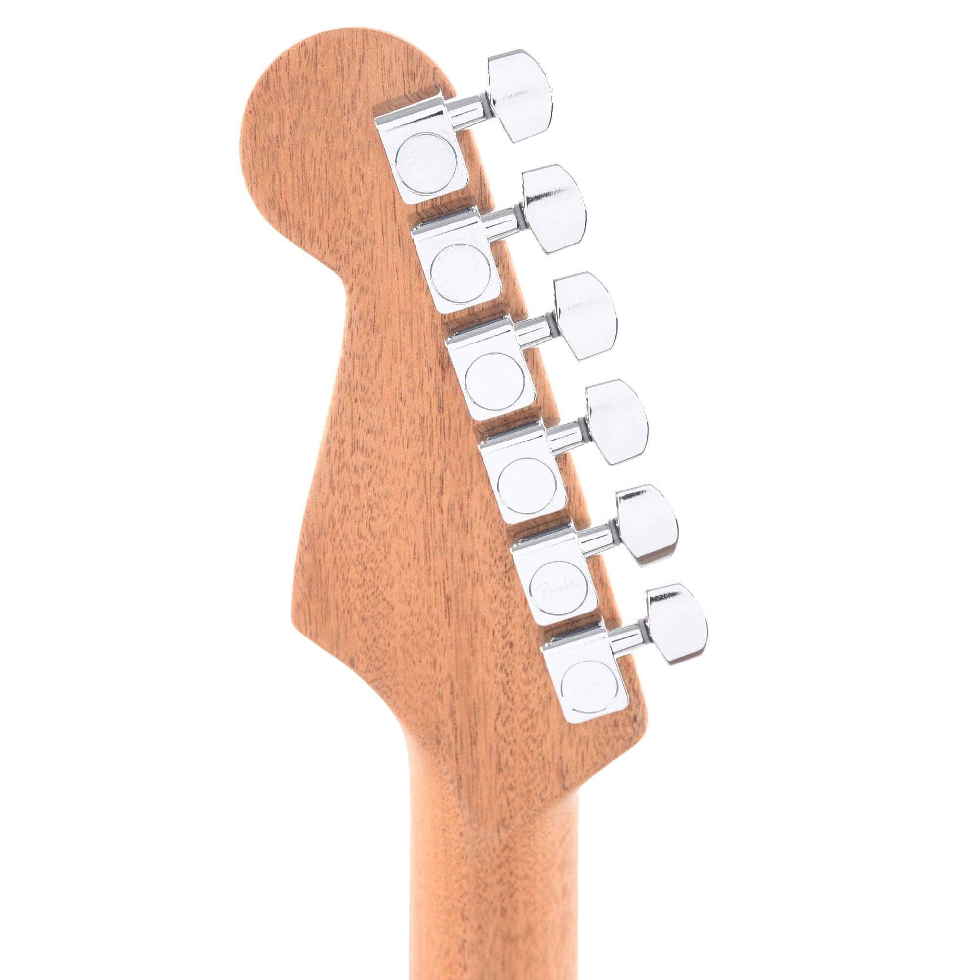 Fender American Acoustasonic Stratocaster Shell Pink w/Tortoise Rosette & Purfling Acoustic Guitars / Built-in Electronics