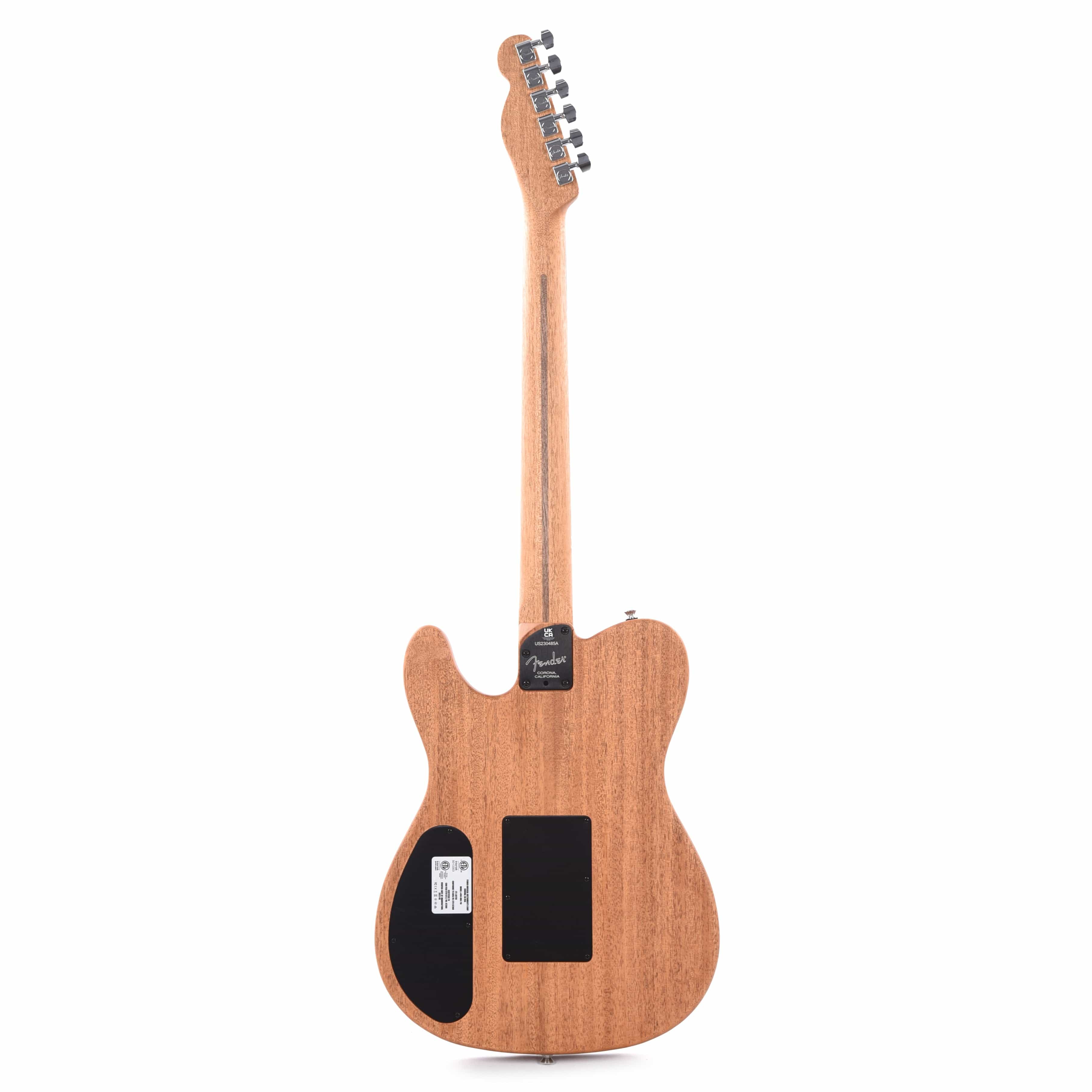 Fender American Acoustasonic Telecaster All-Mahogany Natural Acoustic Guitars / Built-in Electronics
