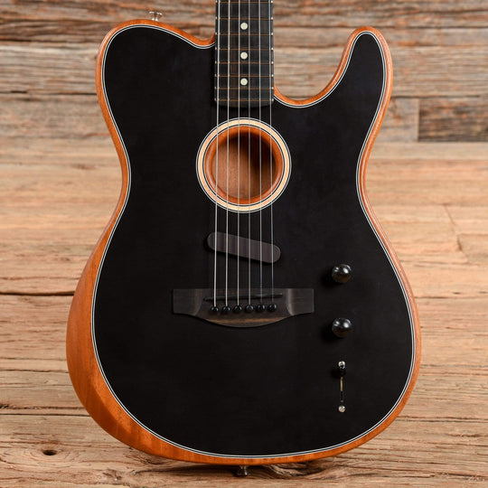 Fender American Acoustasonic Telecaster Black 2019 Acoustic Guitars / Built-in Electronics