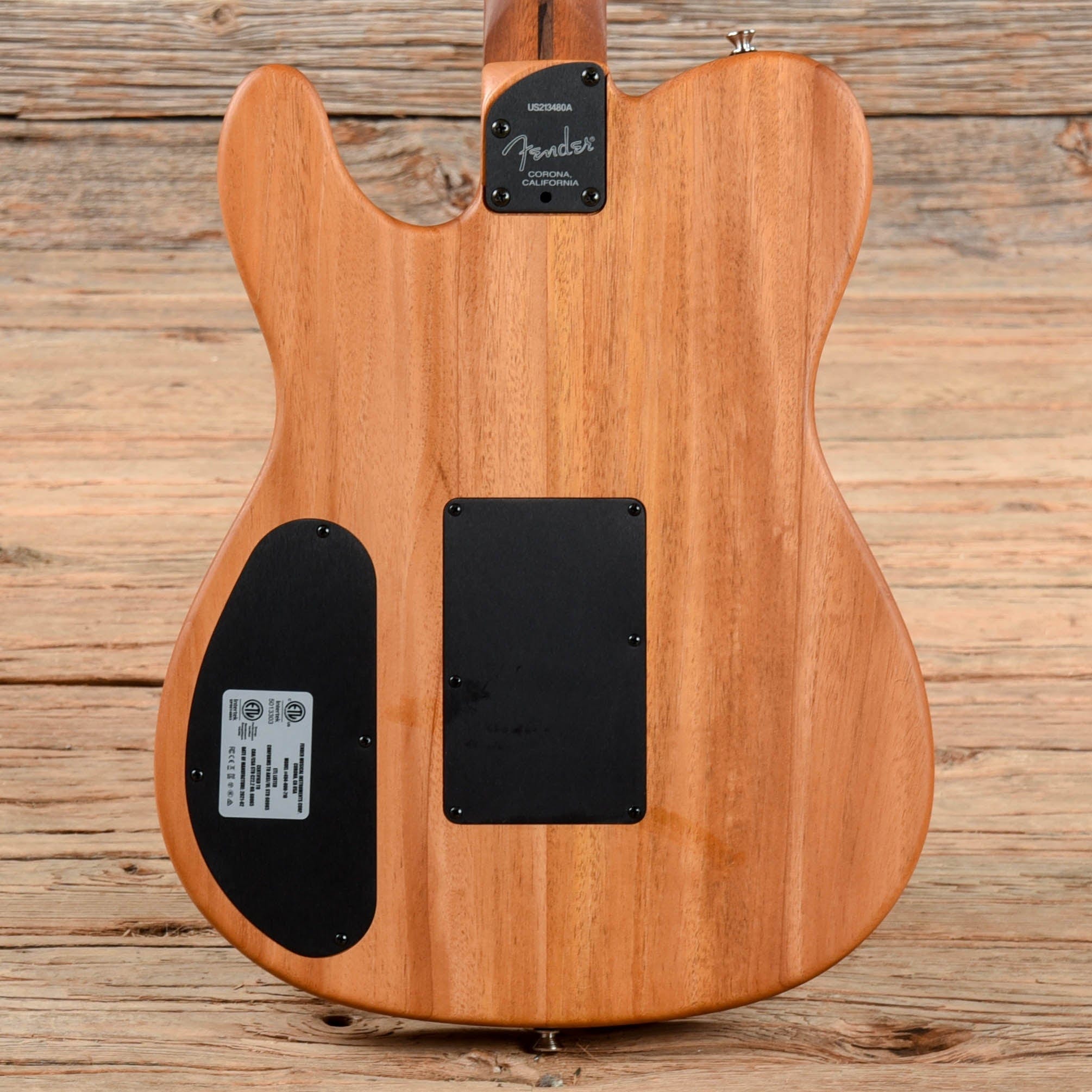 Fender American Acoustasonic Telecaster Black 2021 Acoustic Guitars / Built-in Electronics