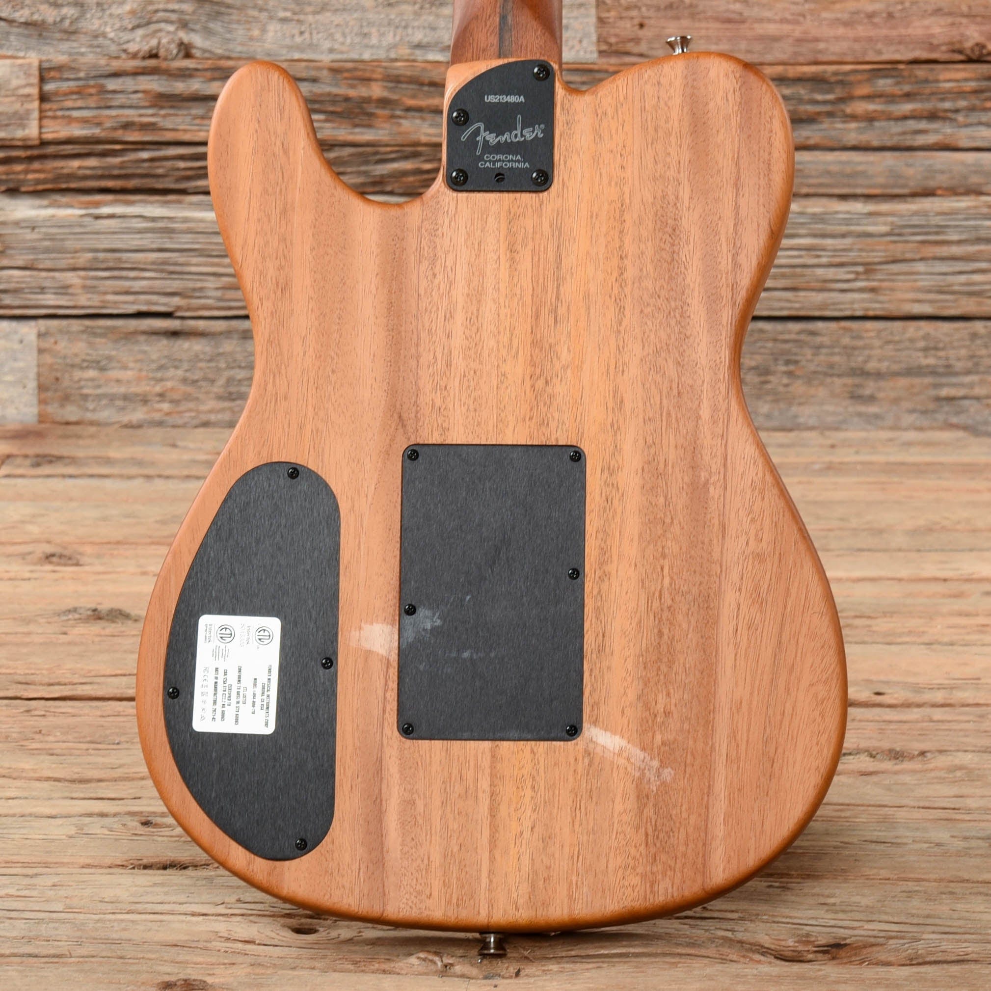 Fender American Acoustasonic Telecaster Black 2021 Acoustic Guitars / Built-in Electronics